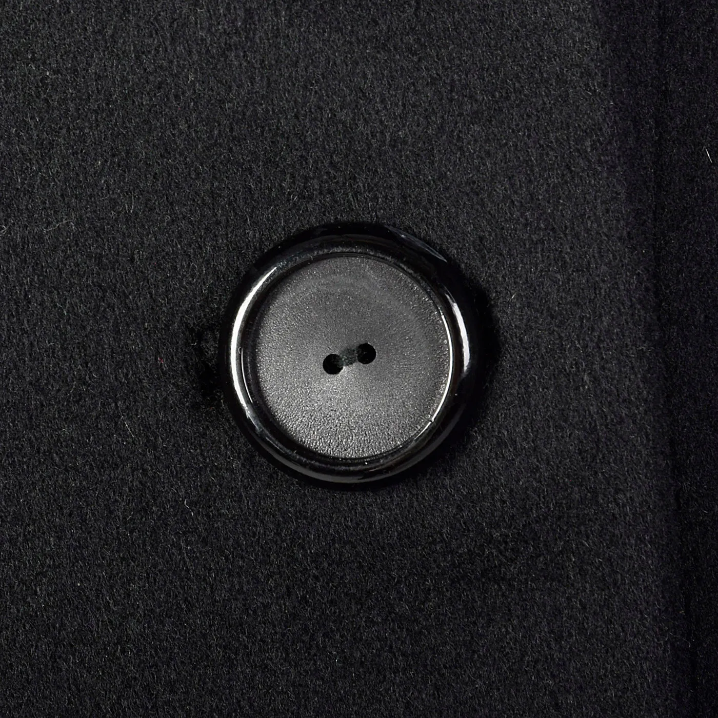 1960s Black Winter Skirt Suit with Boxy Jacket and Pencil Skirt