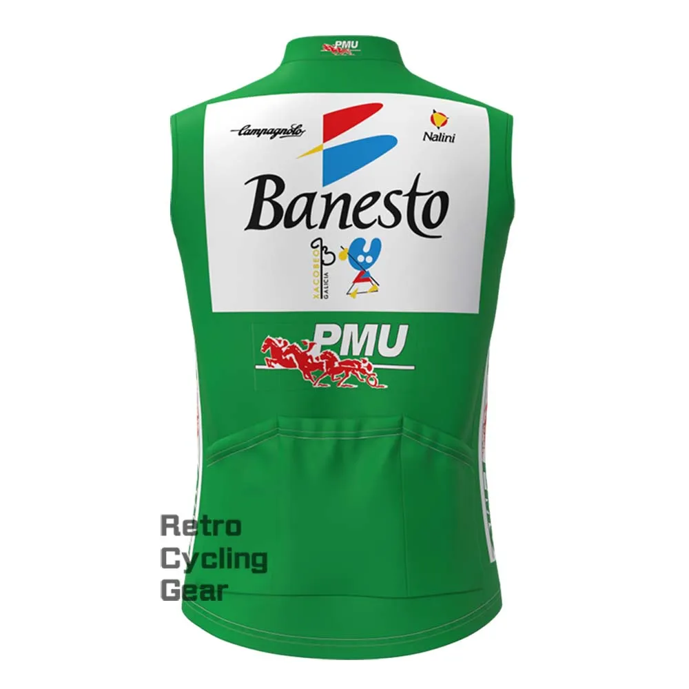 1990s Banesto Fleece Retro Cycling Vest