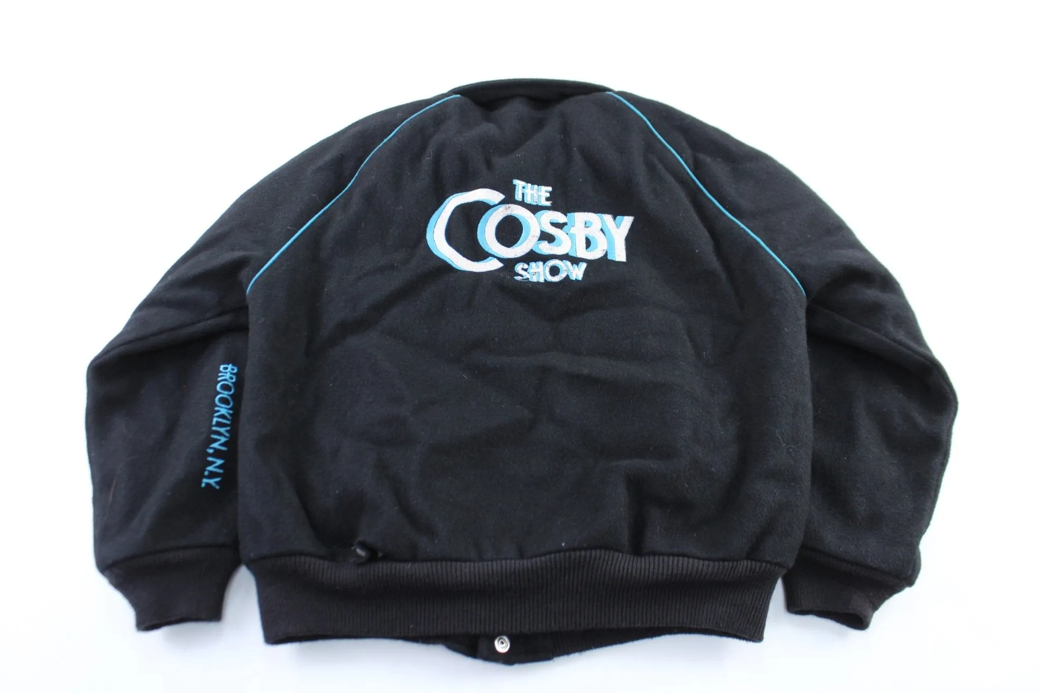 90's The Cosby Show Embroidered Bomber Jacket