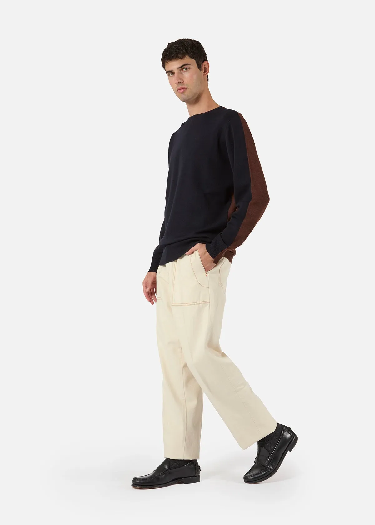 AAPPIO BICOLOR WOOL SWEATER