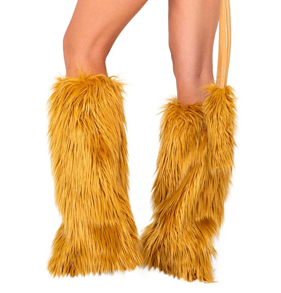 Anne's Knee-High Fur Boot Covers