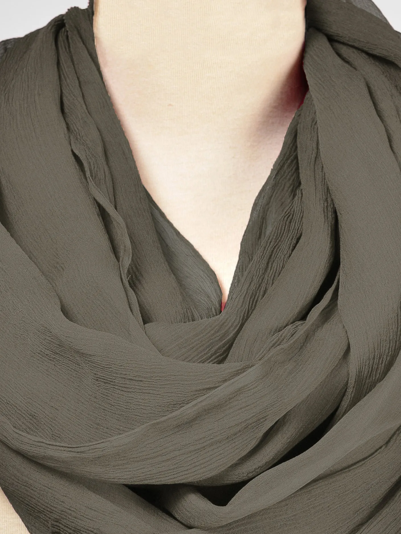 Chiffon Dupatta - Dark Grey
