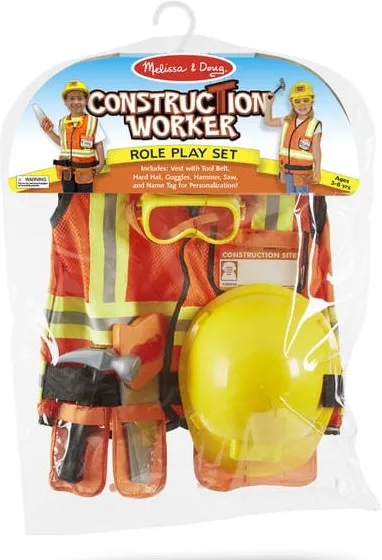 Construction Worker Role Play Costume Set