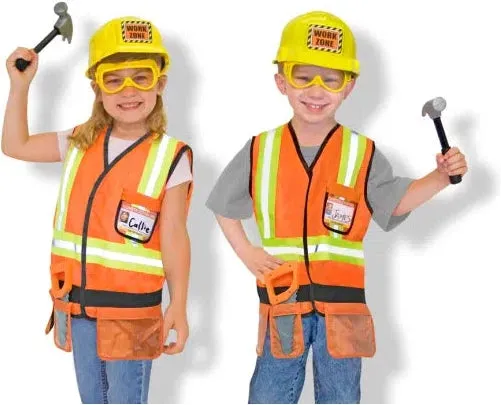Construction Worker Role Play Costume Set