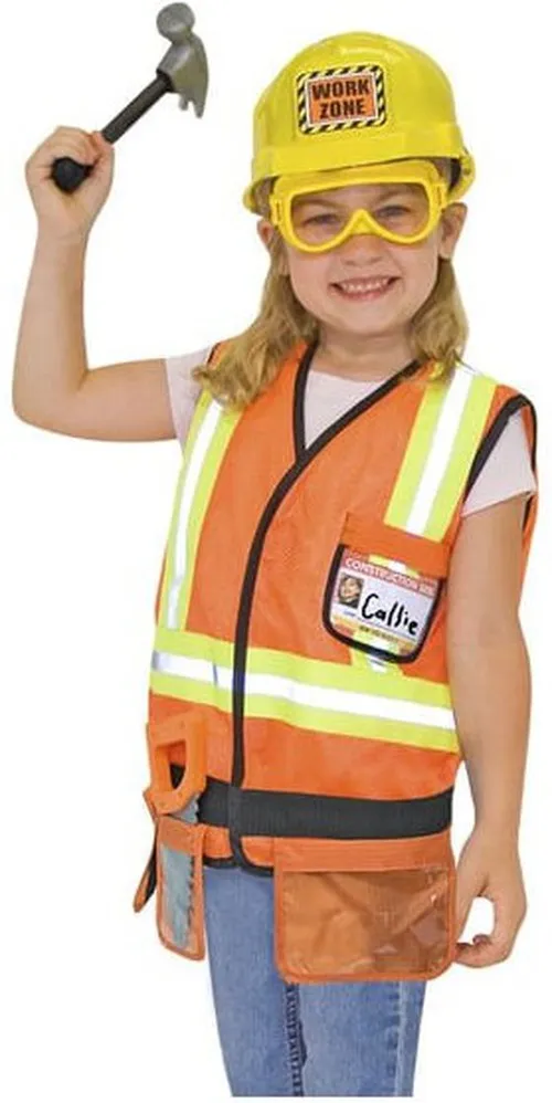 Construction Worker Role Play Costume Set