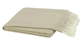 Italian Herringbone Throw - Dune