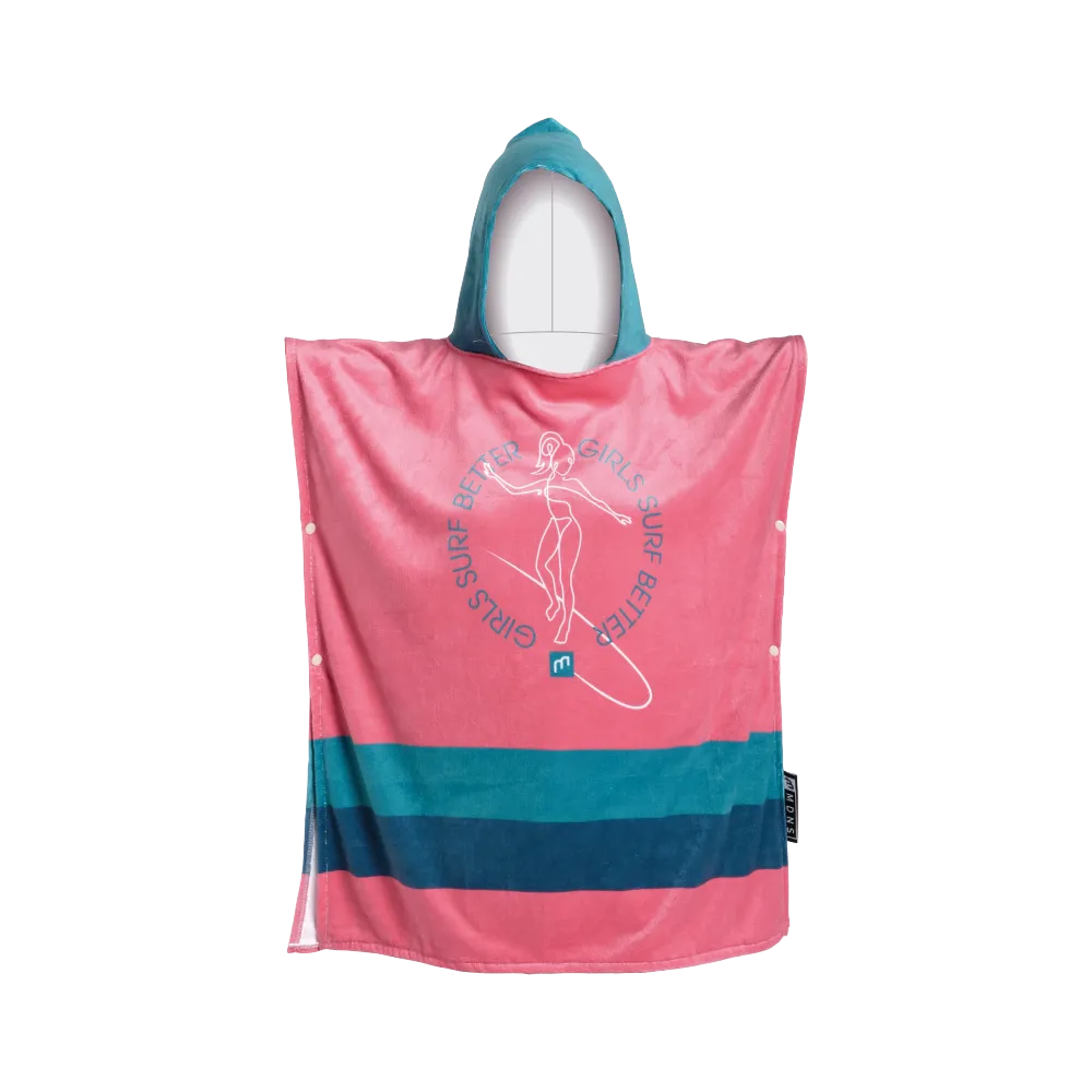 KIDDO PONCHO PINK
