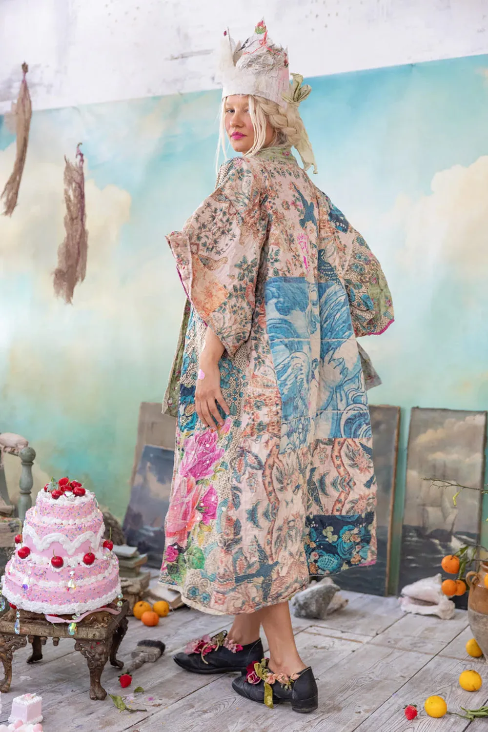 MAGNOLIA PEARL PIECEWISE DASHI KIMONO JACKET 1190 ZAZU