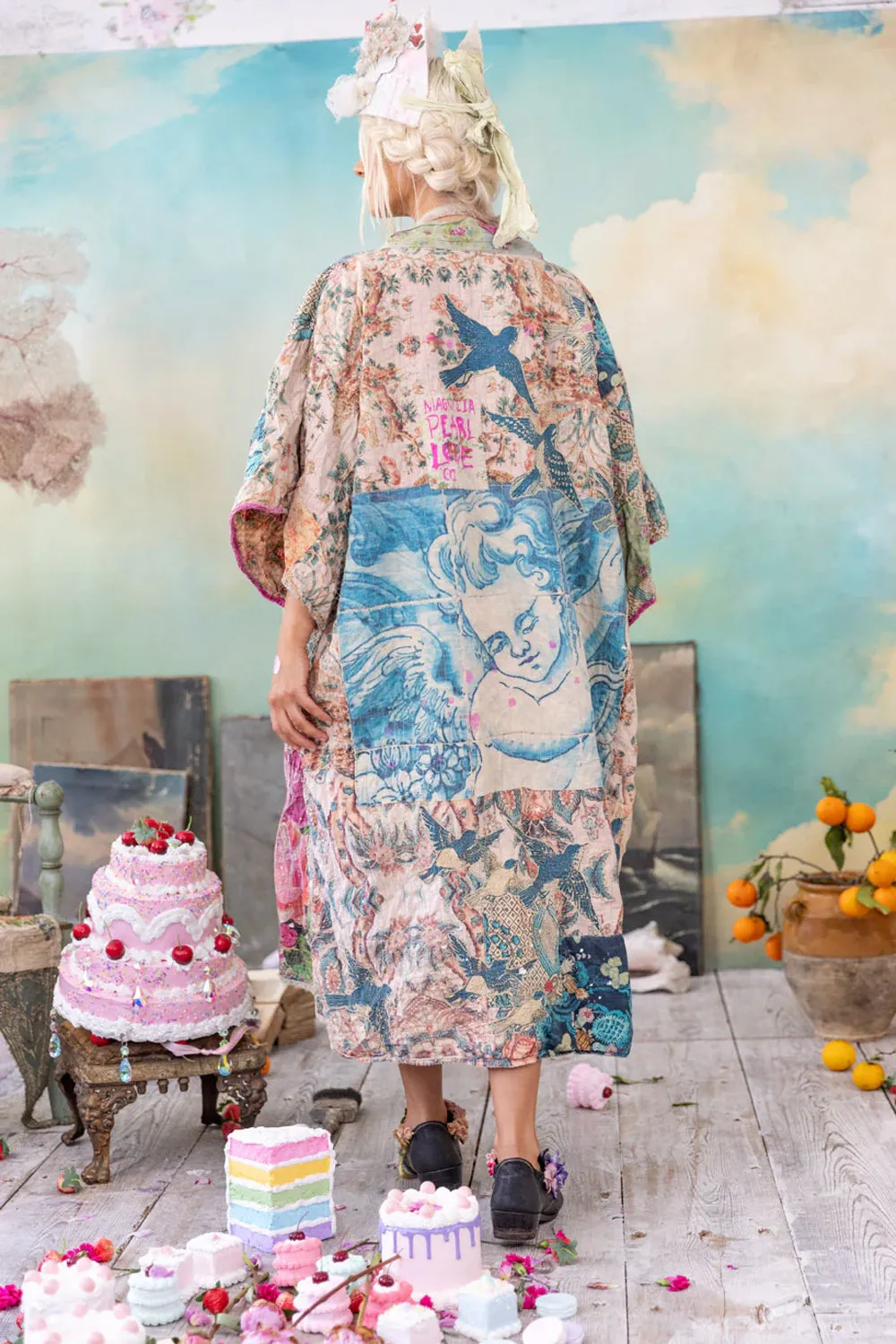 MAGNOLIA PEARL PIECEWISE DASHI KIMONO JACKET 1190 ZAZU