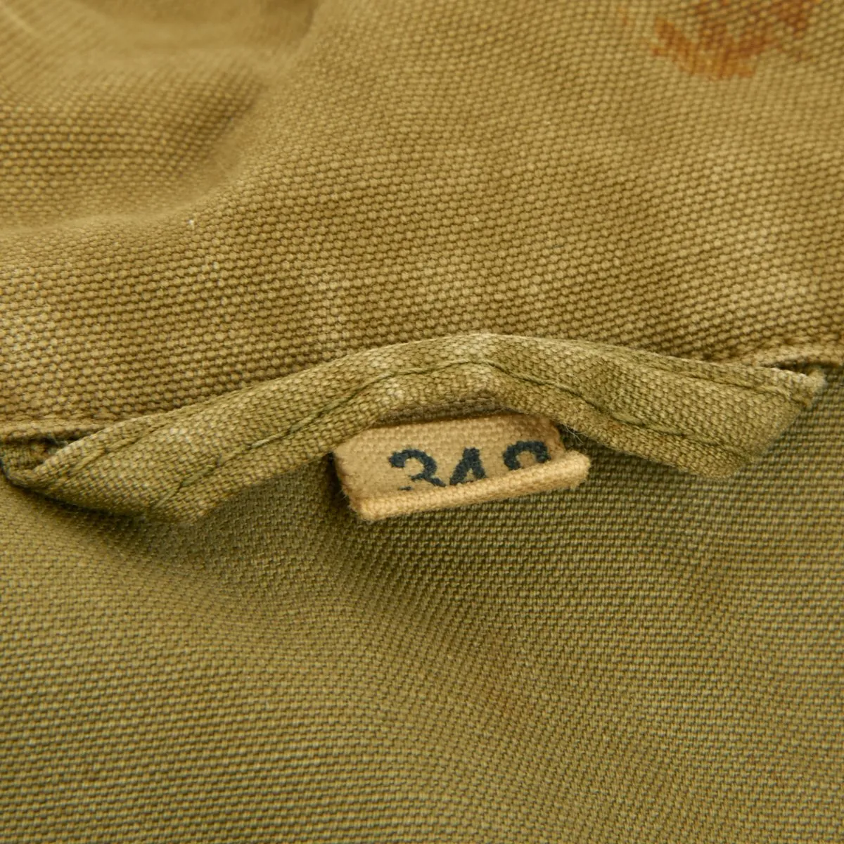Original U.S. WWII 61st Fighter Squadron Named M-1943 M43 Field Jacket