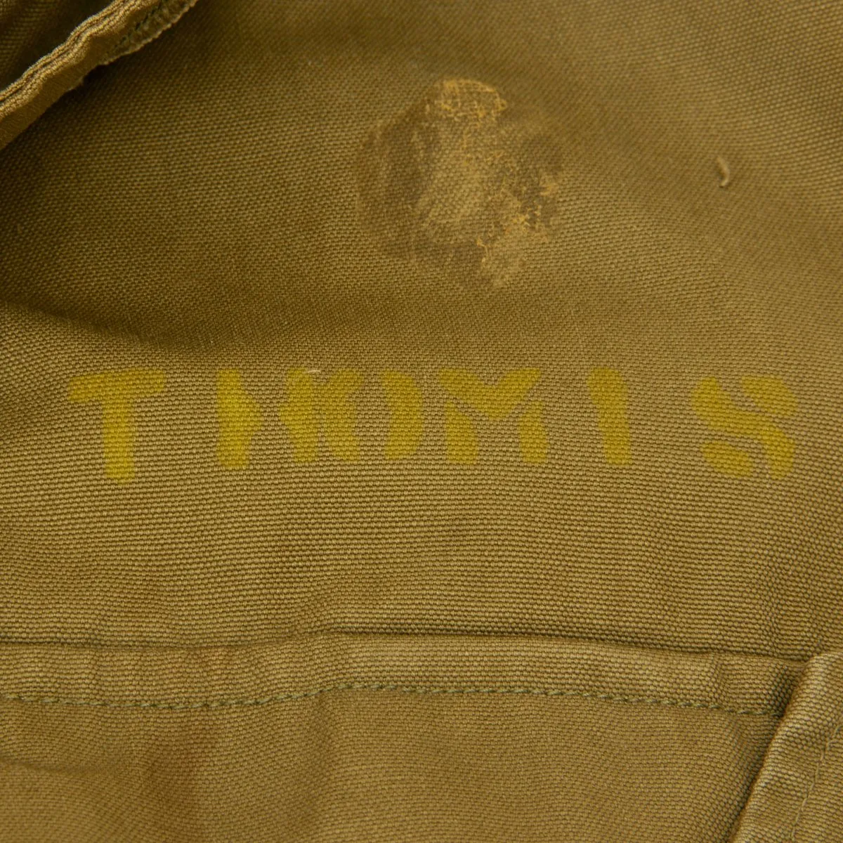 Original U.S. WWII 61st Fighter Squadron Named M-1943 M43 Field Jacket