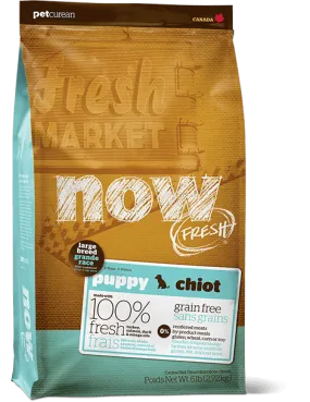 PETCUREAN Now Fresh - Grain Free Large Breed Puppy Turkey Salmon and Duck