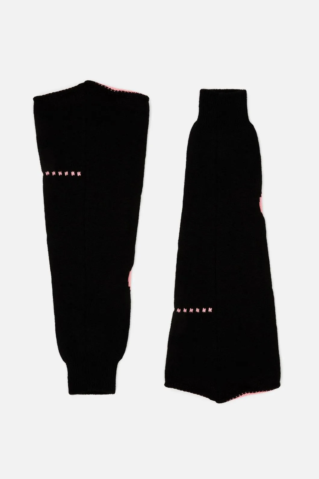 Pink & Black Leg Warmers