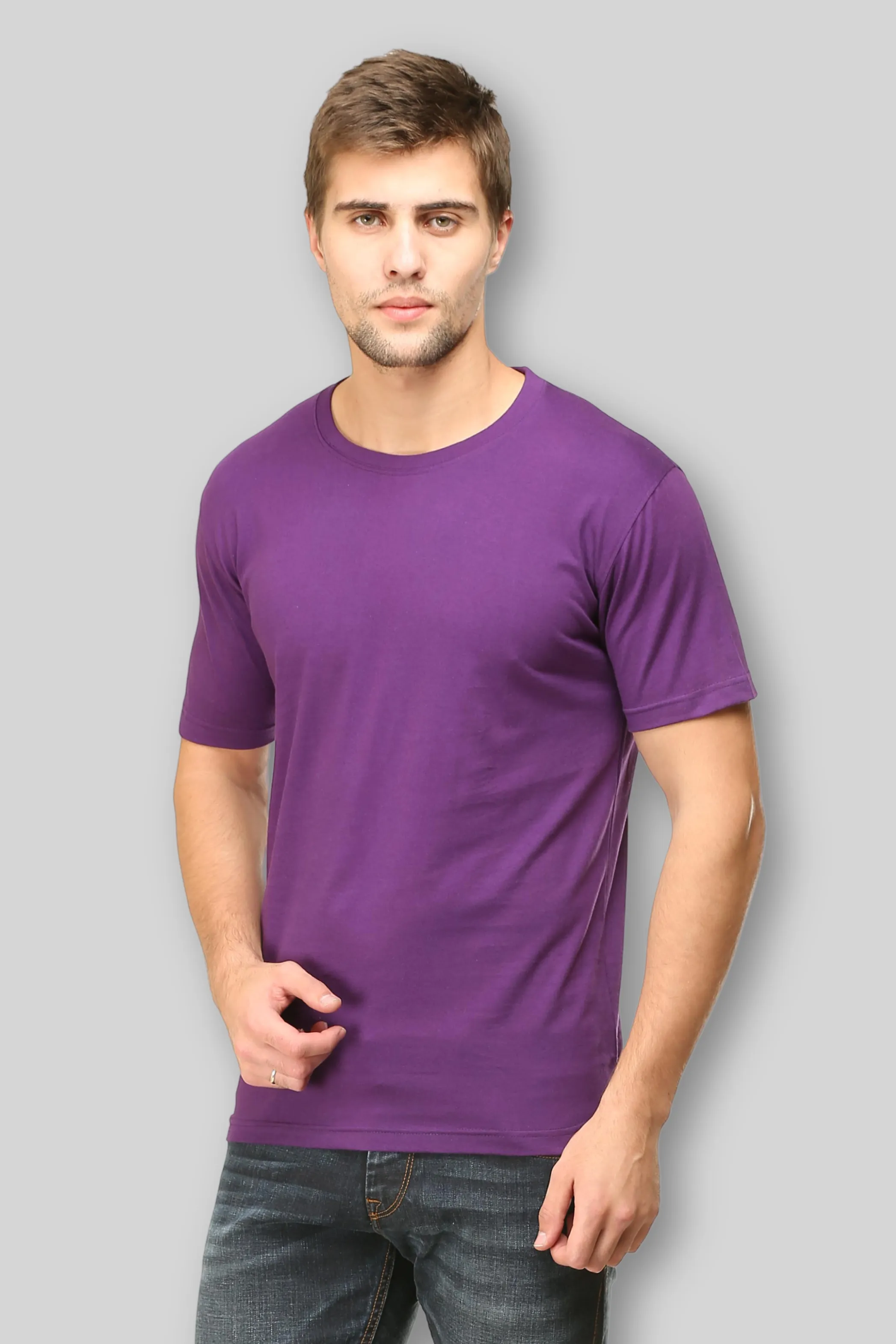 Purple T-shirt for men