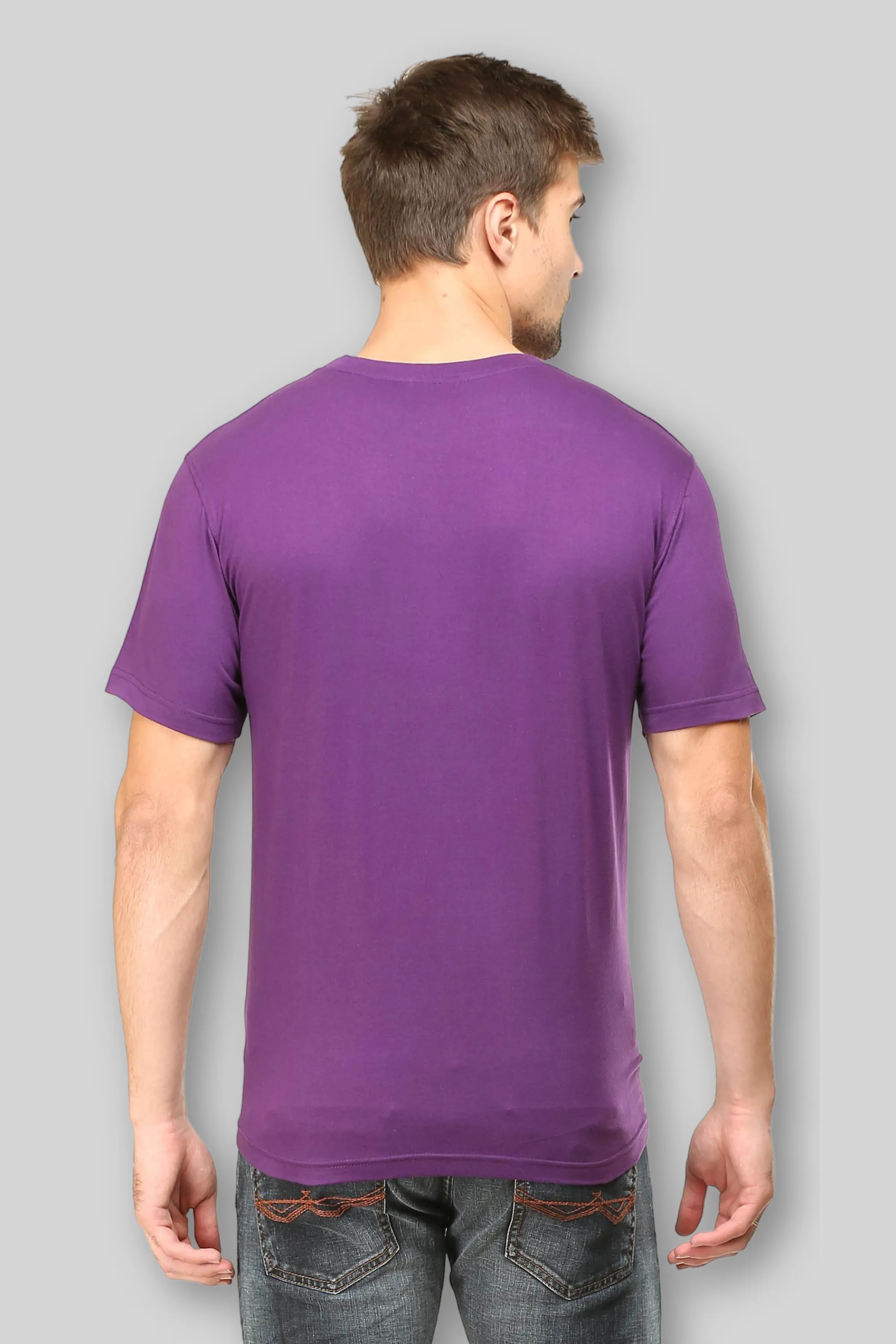 Purple T-shirt for men