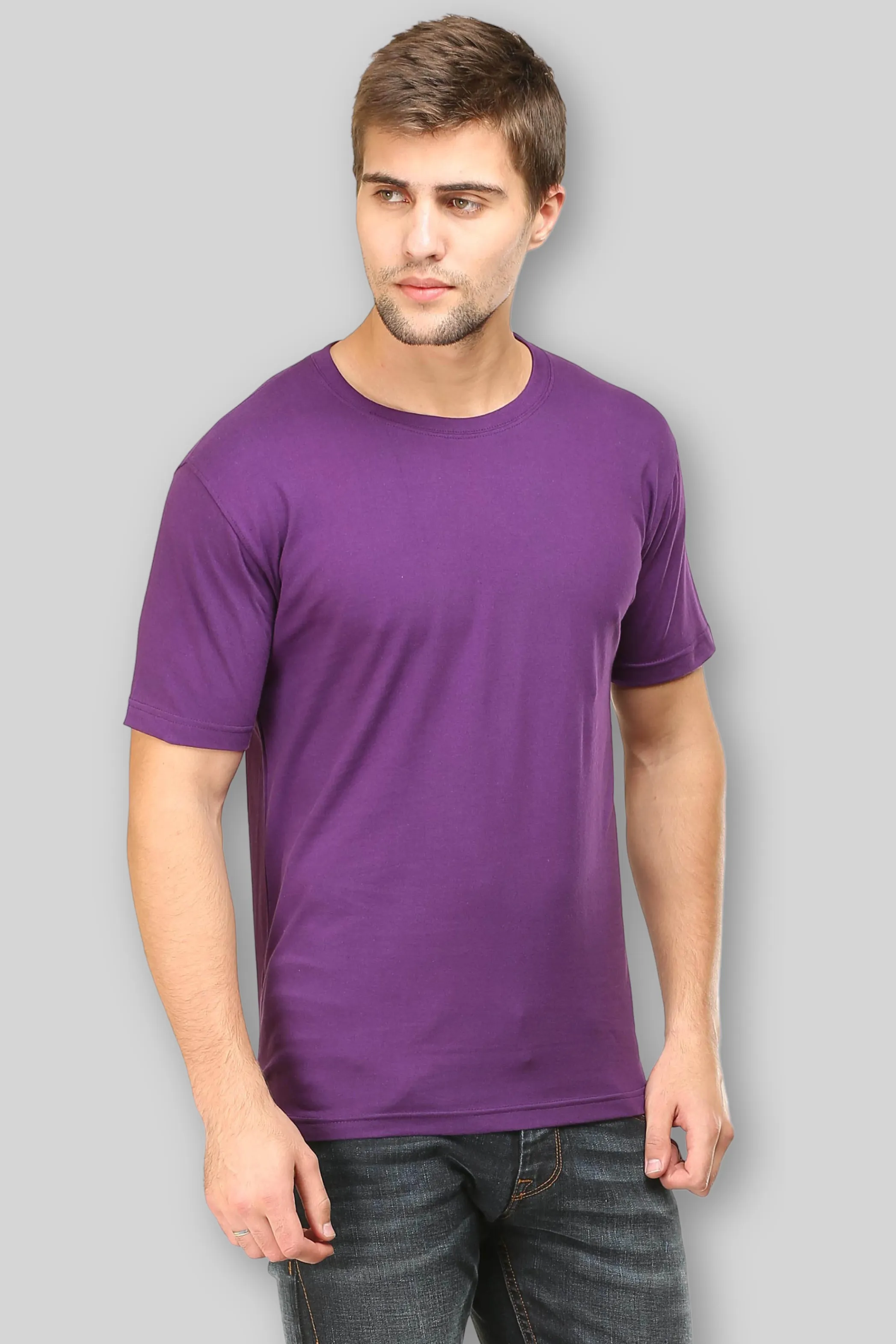 Purple T-shirt for men