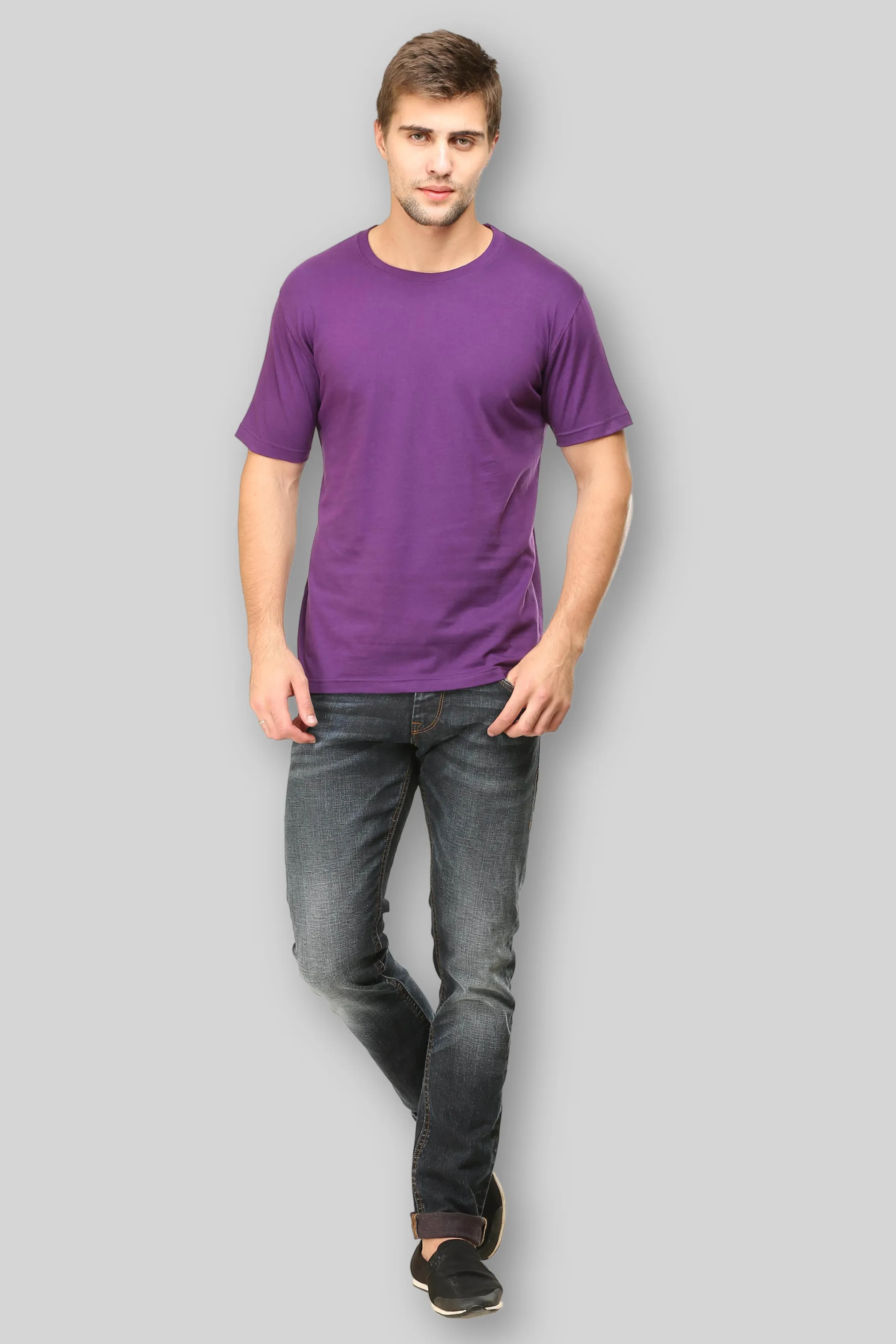 Purple T-shirt for men