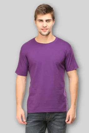 Purple T-shirt for men