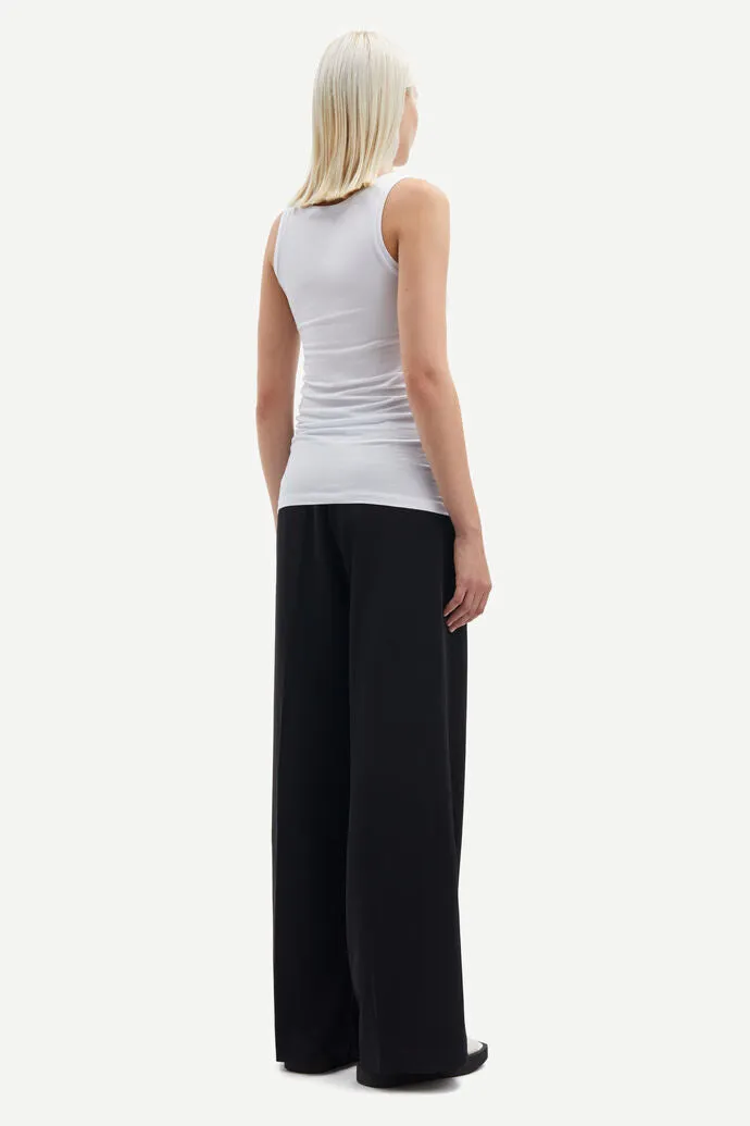 Sue Solid Vest White