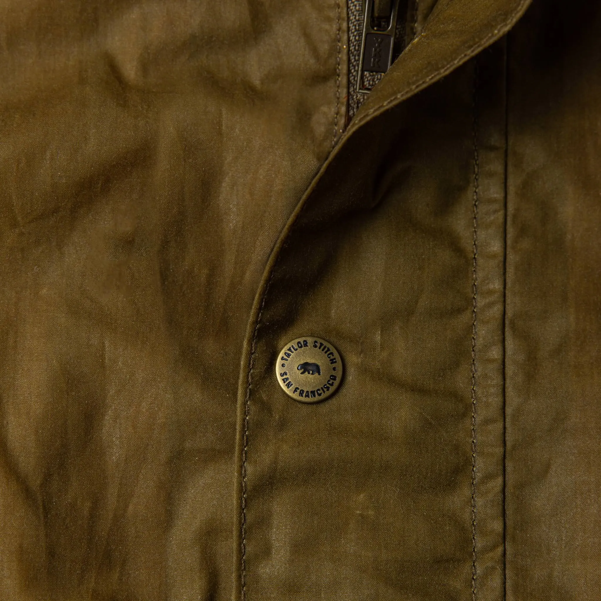 The Bomber Jacket in Field Tan Wax Canvas