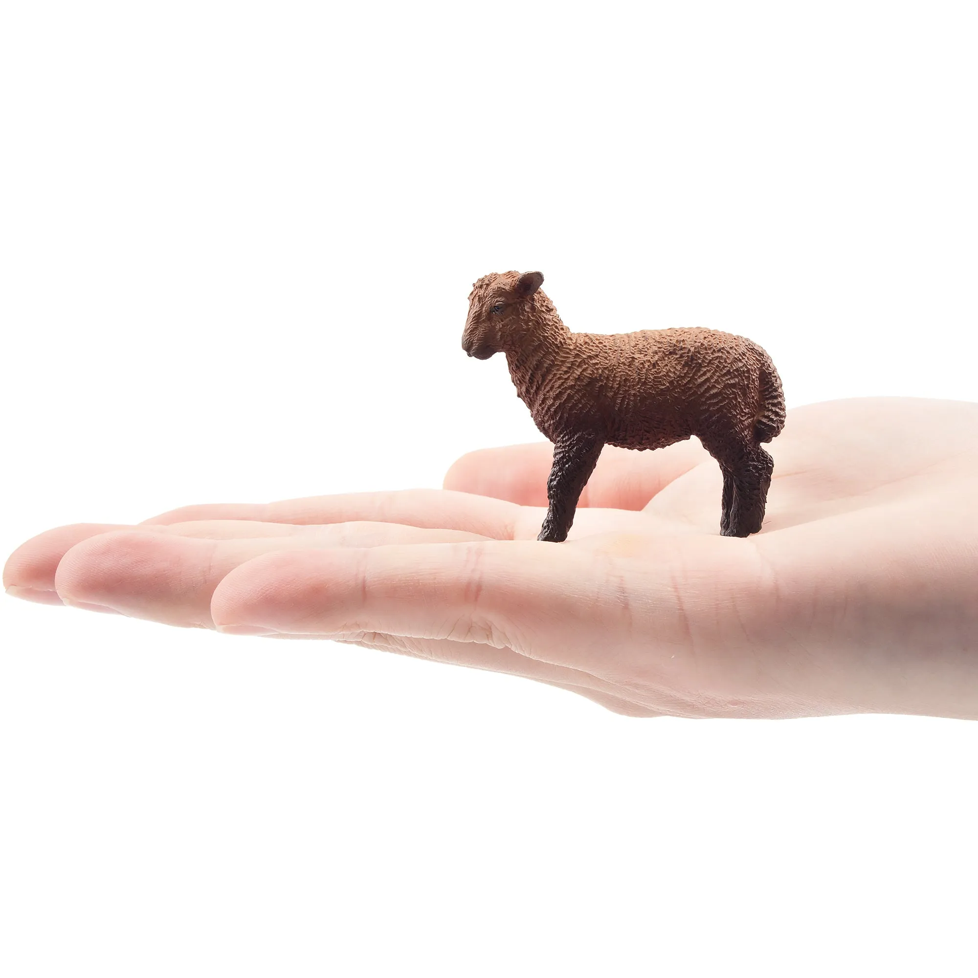 Toymany Brown Lamb Figurine Toy