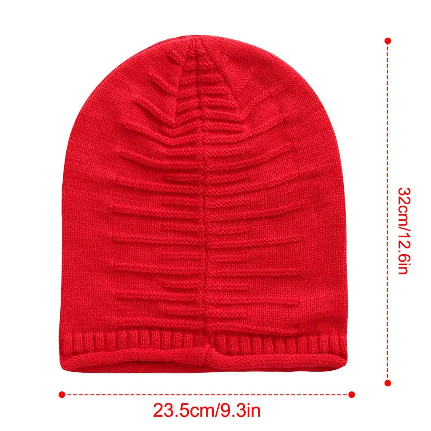Unisex Knit Beanie Slouchy Baggy Hat