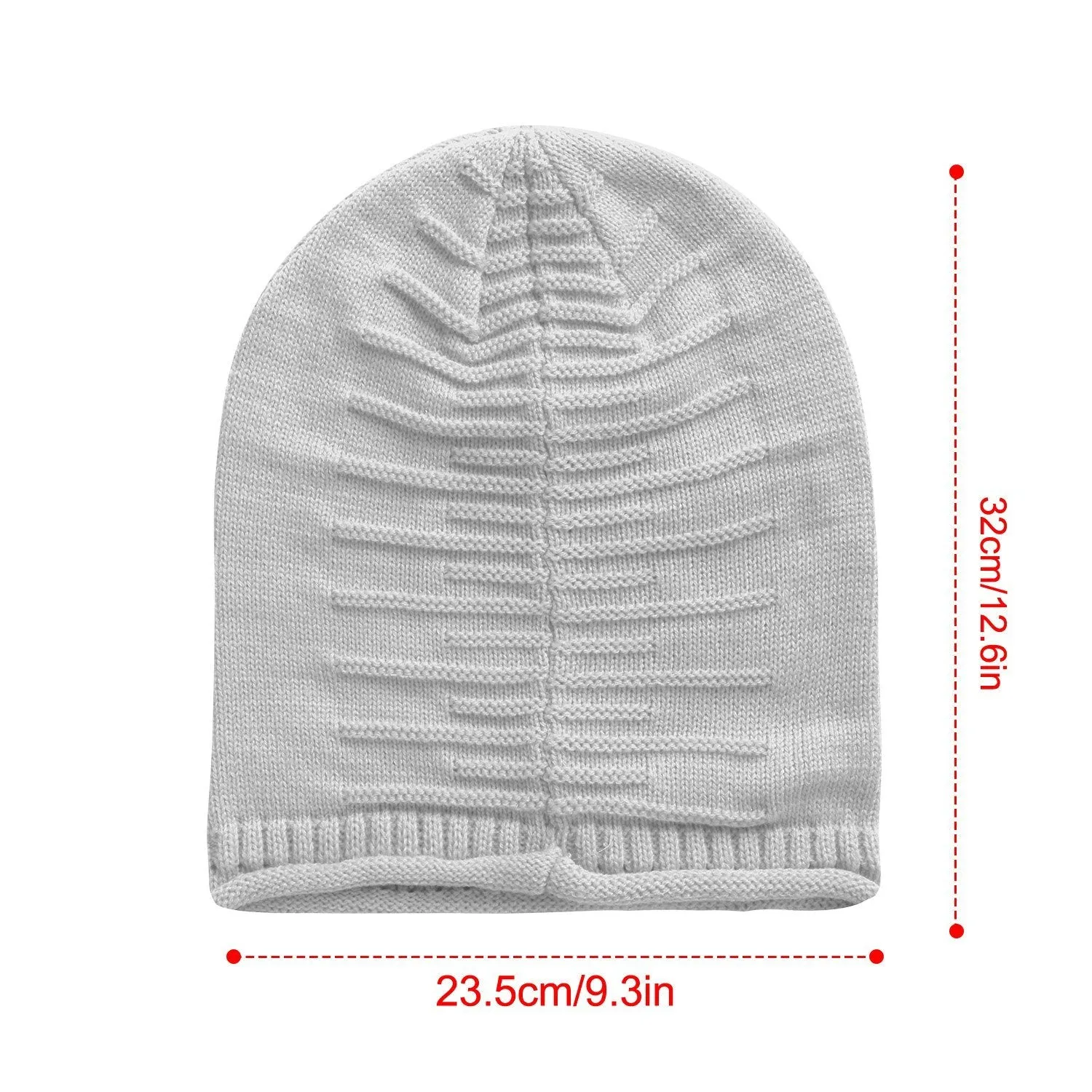 Unisex Knit Beanie Slouchy Baggy Hat