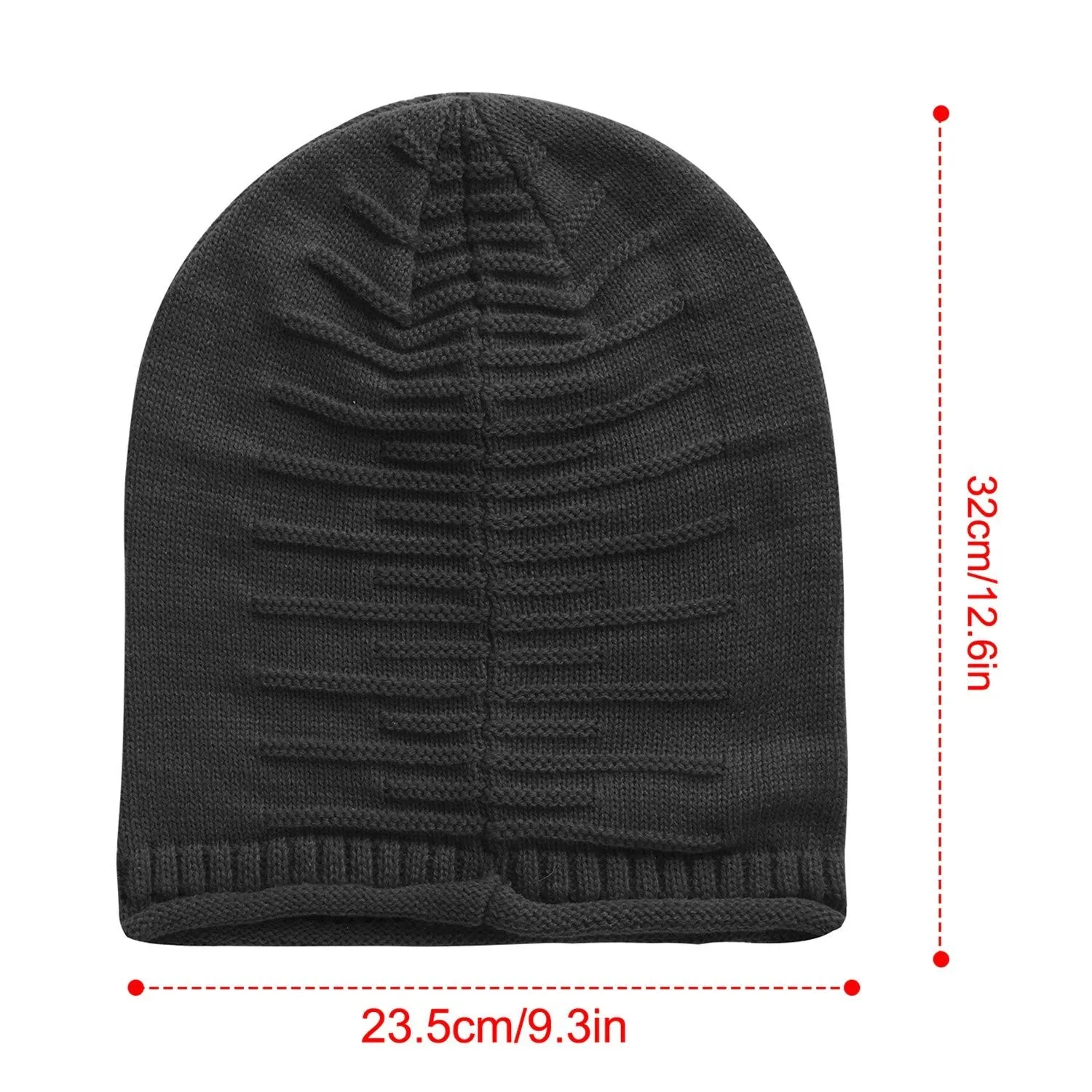 Unisex Knit Beanie Slouchy Baggy Hat