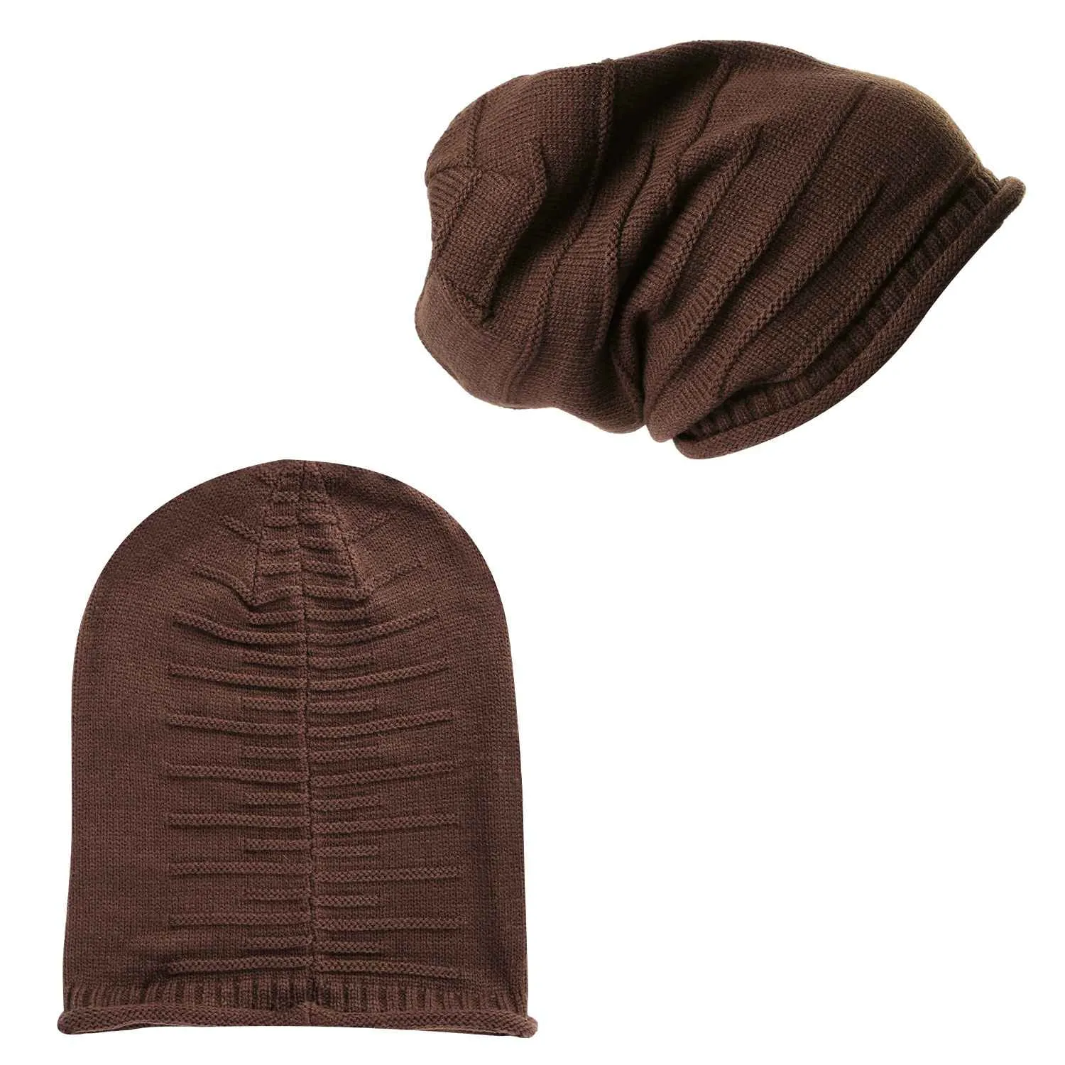 Unisex Knit Beanie Slouchy Baggy Hat