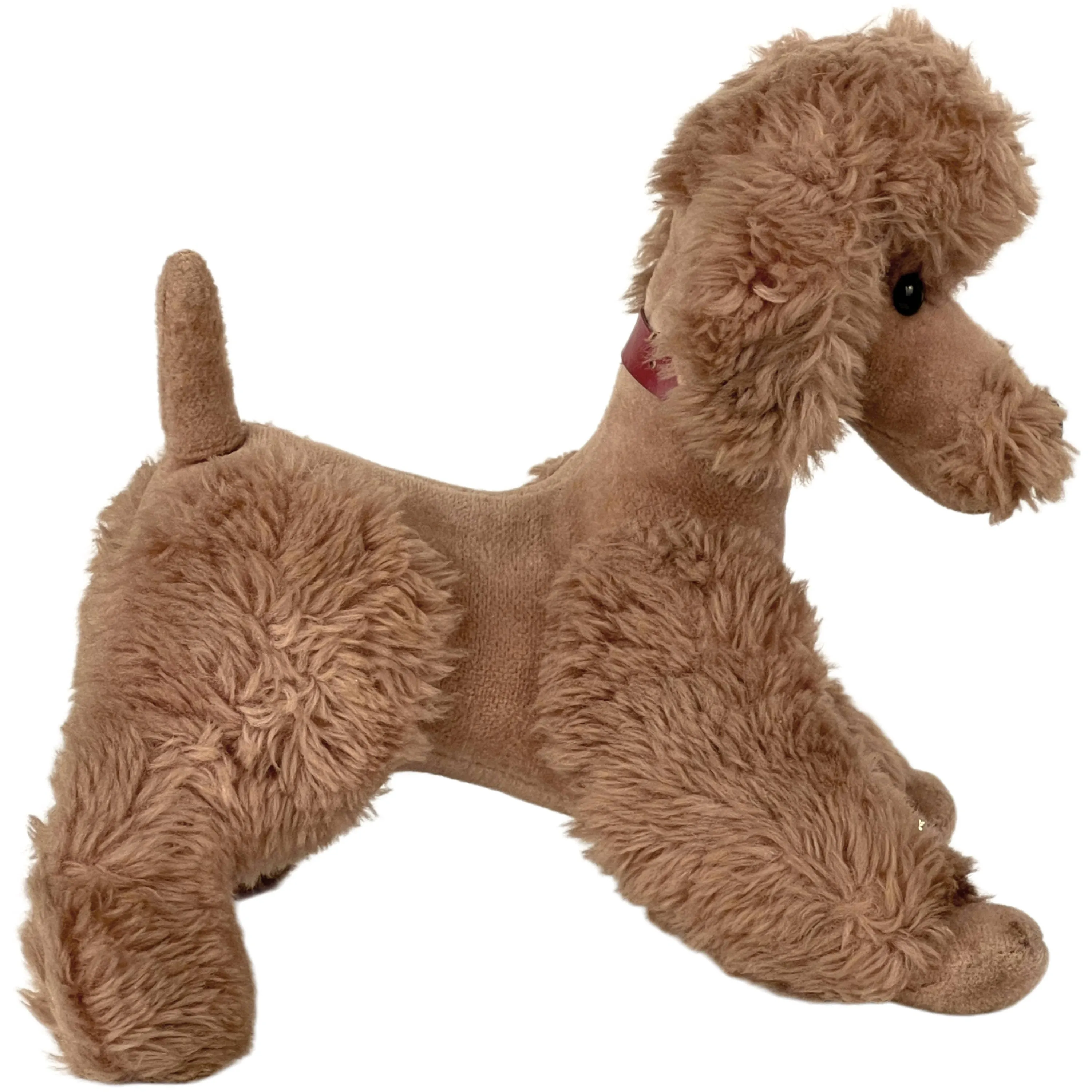 Vintage 1950s 60s Steiff Cosy Snobby Poodle Dog w Button 24 cm