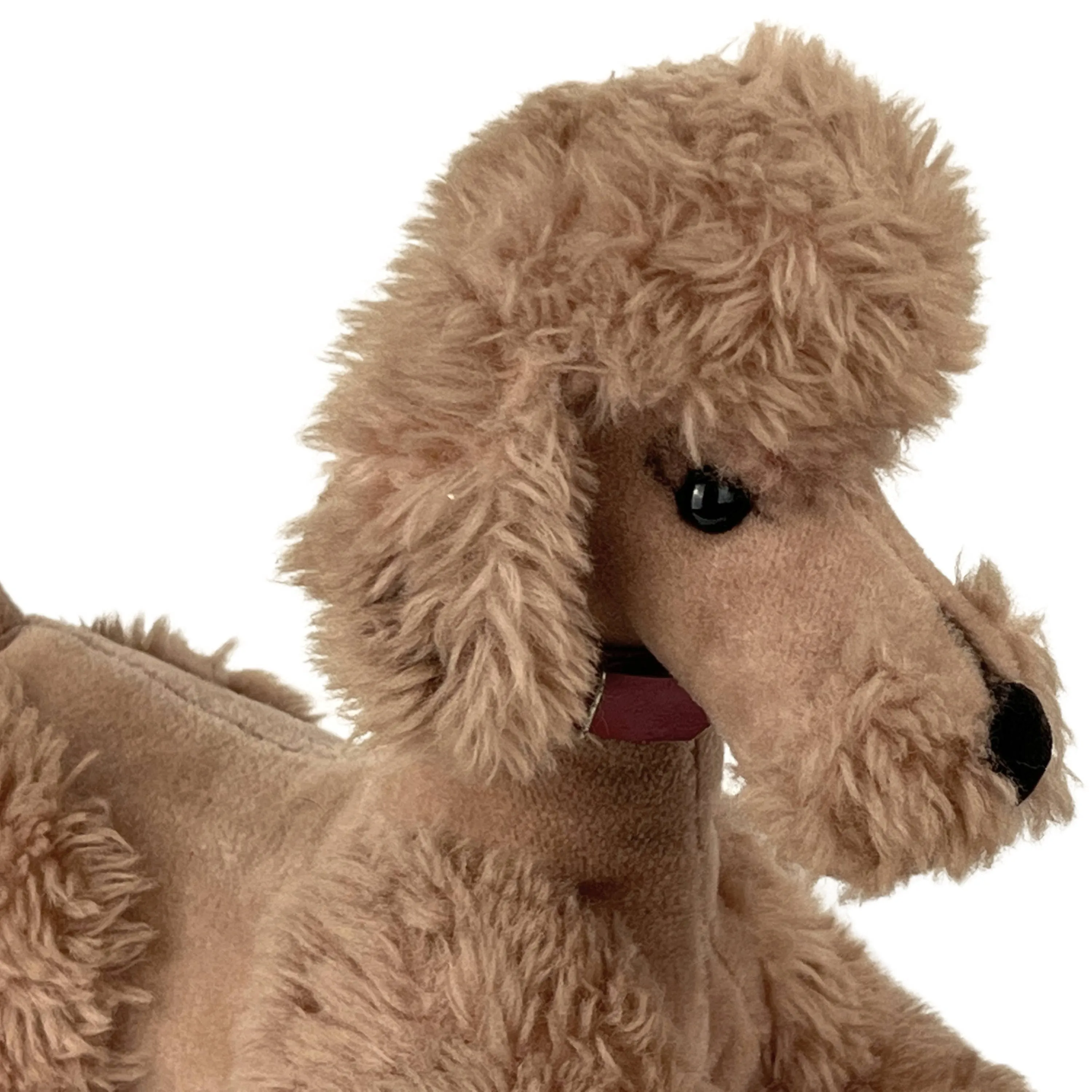 Vintage 1950s 60s Steiff Cosy Snobby Poodle Dog w Button 24 cm