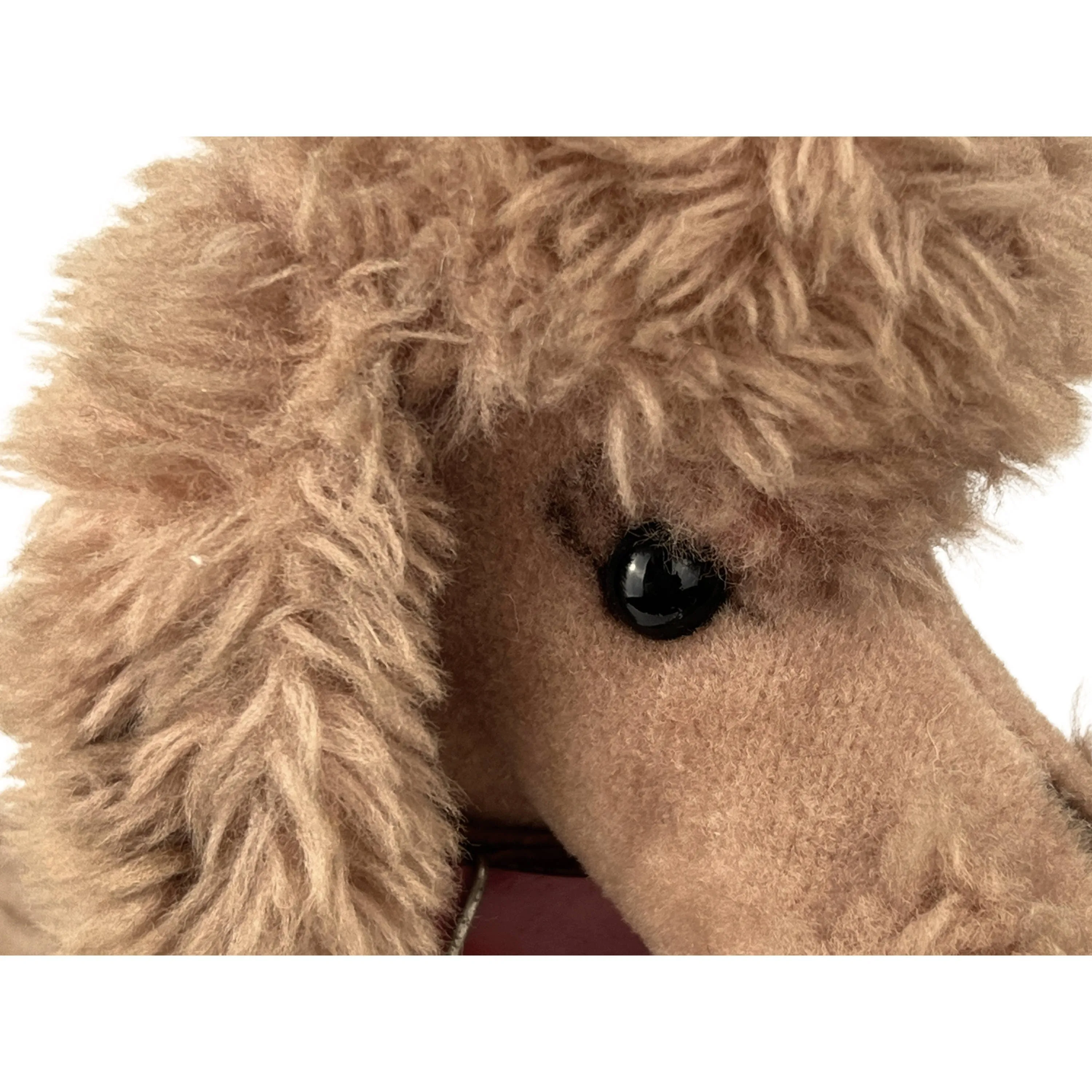 Vintage 1950s 60s Steiff Cosy Snobby Poodle Dog w Button 24 cm