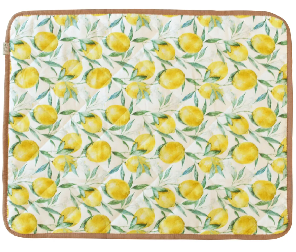 Waterproof Play Mat, Indoor Outdoor, Blush and Blocks, Ashley