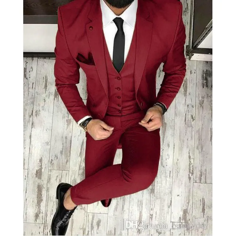 xiangtuibao Olive Green Mens Suits For Groom Tuxedos Notched Lapel Slim Fit Blazer Three Piece Jacket Pants Vest Man Tailor Made Clothing